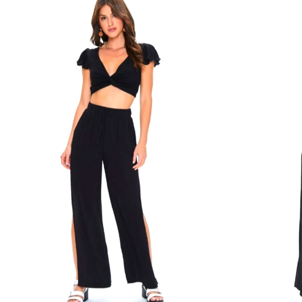 Super Cute 2 Piece Black Outfit